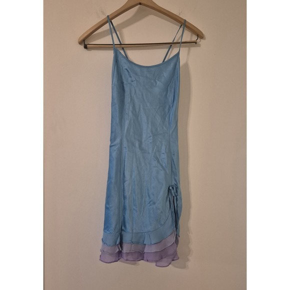 Victoria's Secret Dresses & Skirts - Vintage 2003 Victoria's Secret 100% Silk Ruffle Slip Dress Y2K Fairycore Mermaid